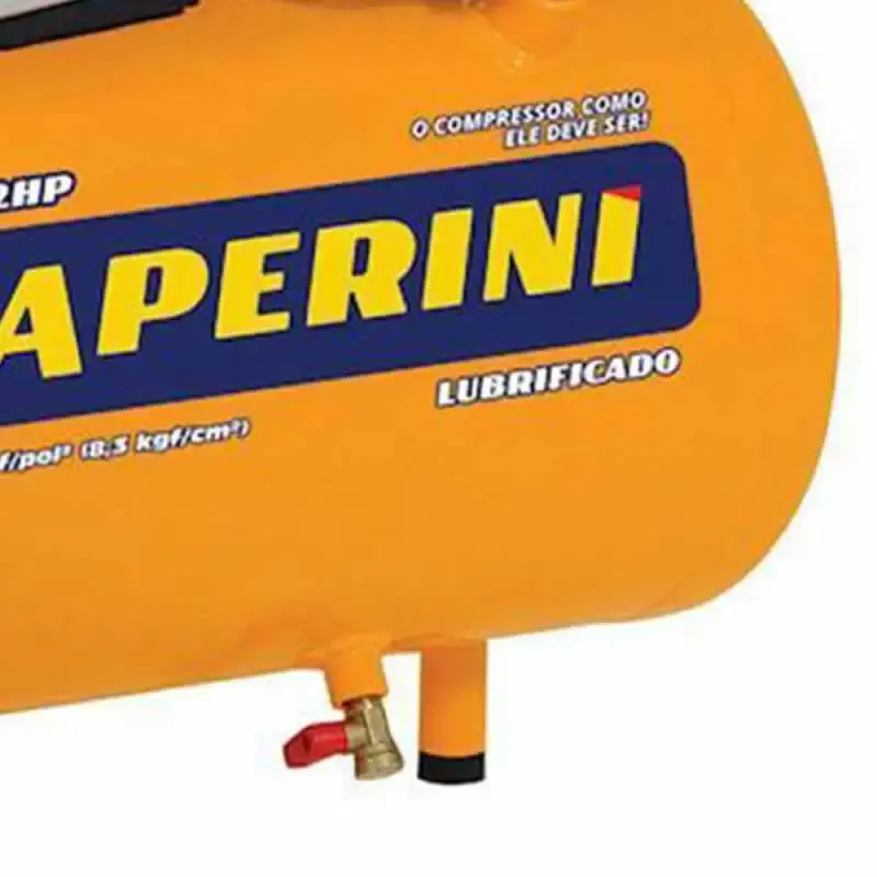 Compressor motocompressor de ar 2,0 HP 21 litros 7,6 PÉS MC 7.6/21 Chiaperini 220 V — fotografia 5