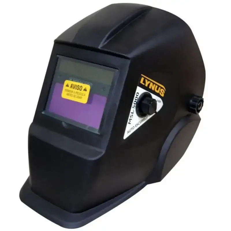 Máscara para solda com regulagem de escurecimento automático de 9 à 13 DIN MSL-5000 Lynus — fotografia 5