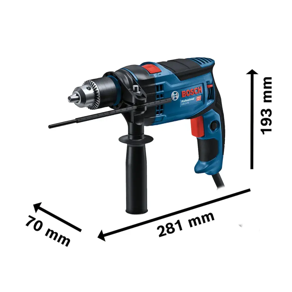 Furadeira de impacto gsb 16 re 1/2 850W Bosch — fotografia 6