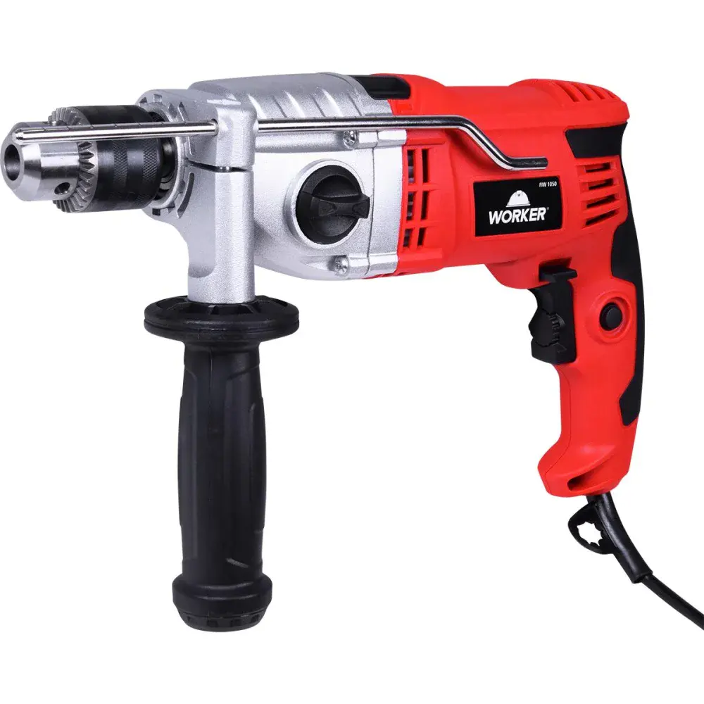 Furadeira de impacto 1/2 13MM 1050W Worker — fotografia 3