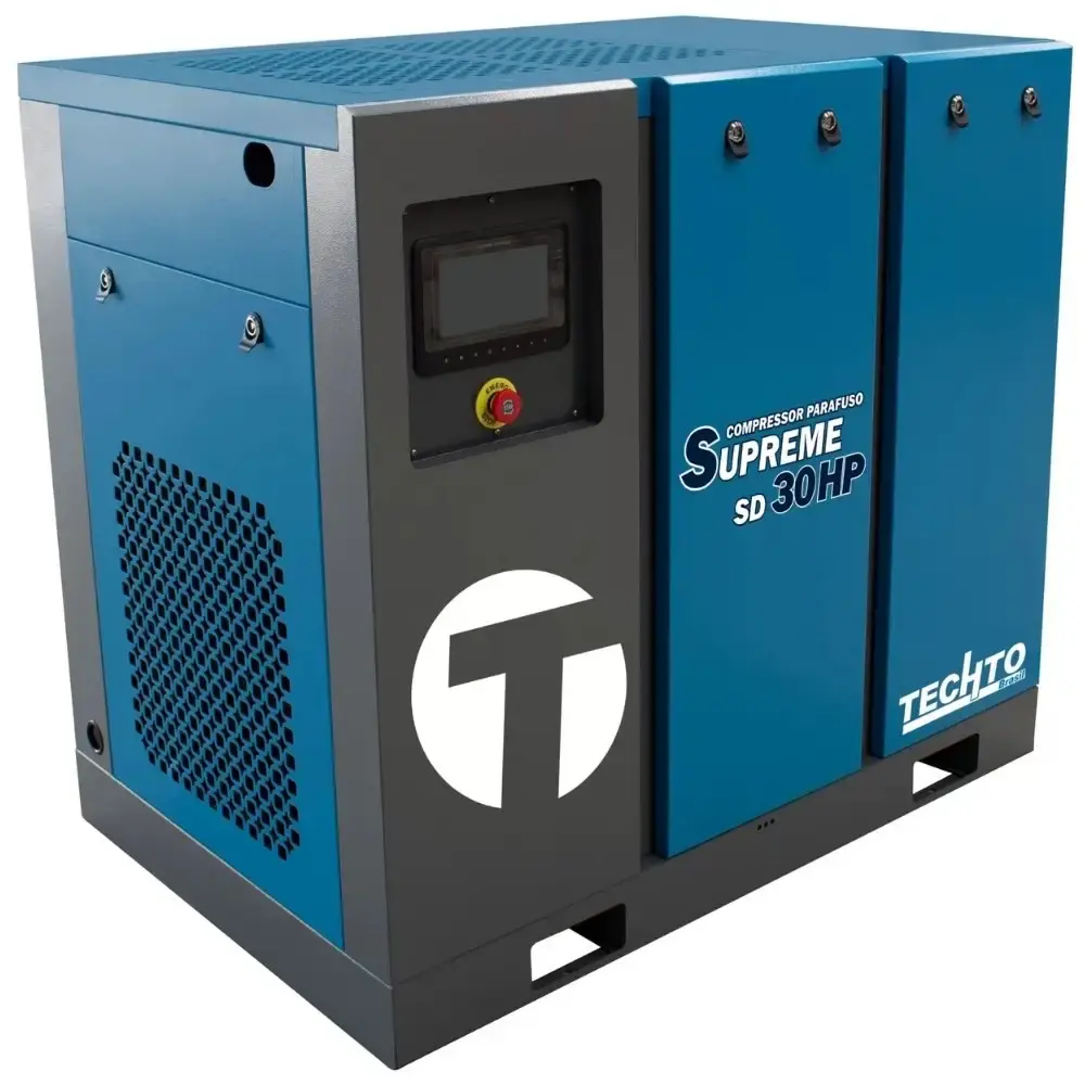 Compressor de parafuso supreme SC30 30HP 10BAR 220V techto — fotografia 3