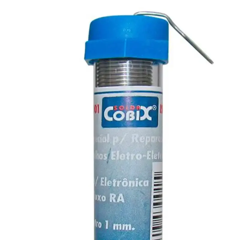 Estanho para solda em tubo 4 metros kit com 3 unidades 1871 Cobix — fotografia 3