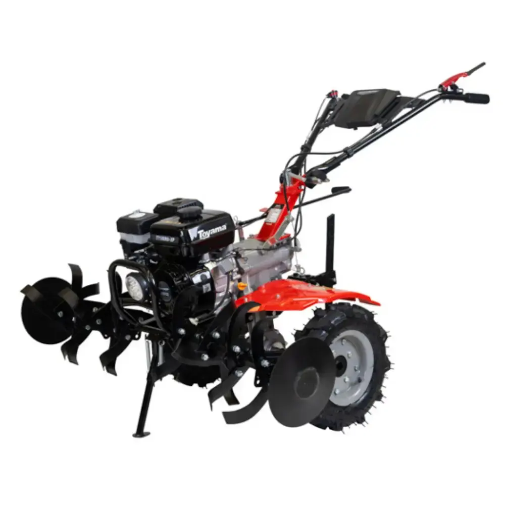 Motocultivador a gasolina 7HP 212CC com rodas 8 POL Toyama — fotografia 6