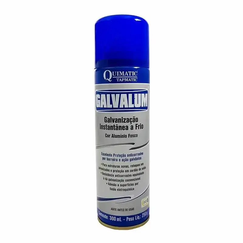 Galvalum 300ML galvanização a frio em spray DN1 Tapmatic