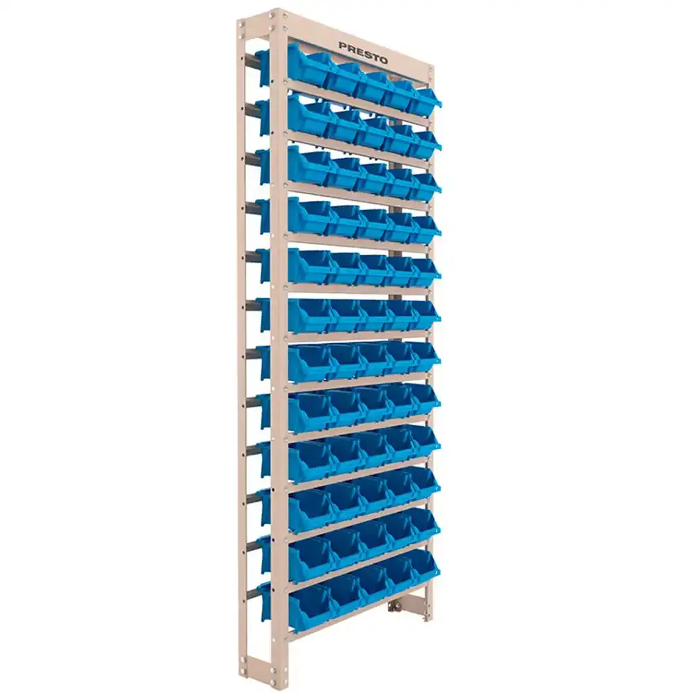 Kit estante prática com 60 caixas 60/3 93004 Presto