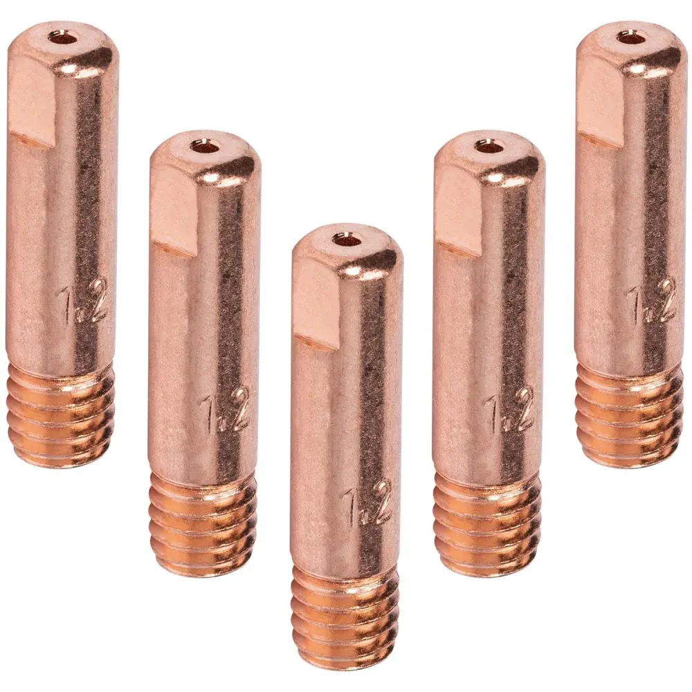 Bico de contato para tocha mig/mag com 5 peç 1,0MM Worker — fotografia de referência