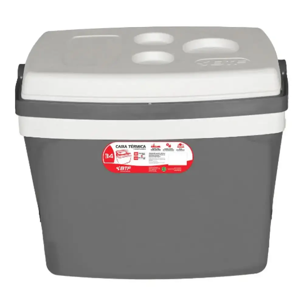 Caixa térmica cinza 34L Botafogo