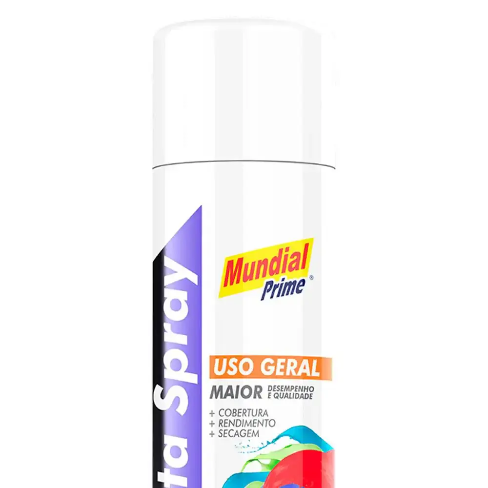 Tinta spray 400 ML mundial prime Vermelho — fotografia 12