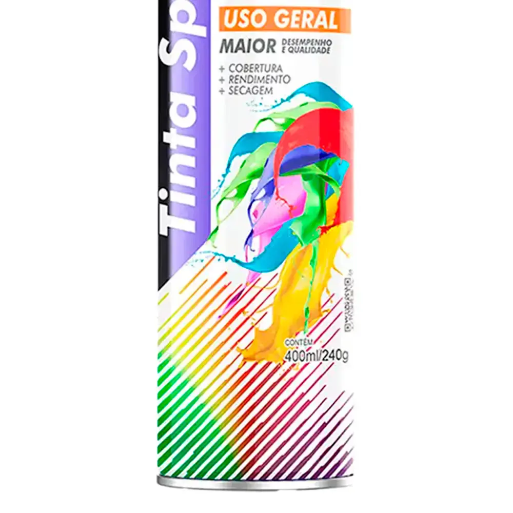 Tinta spray 400ML rosa 02 uni mundial prime — fotografia 4