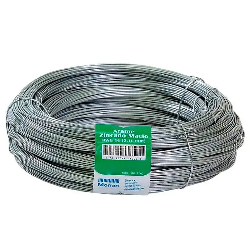 Arame galvanizado 2.11 MM 1 KG com 37 metros BWG 14 Morlan