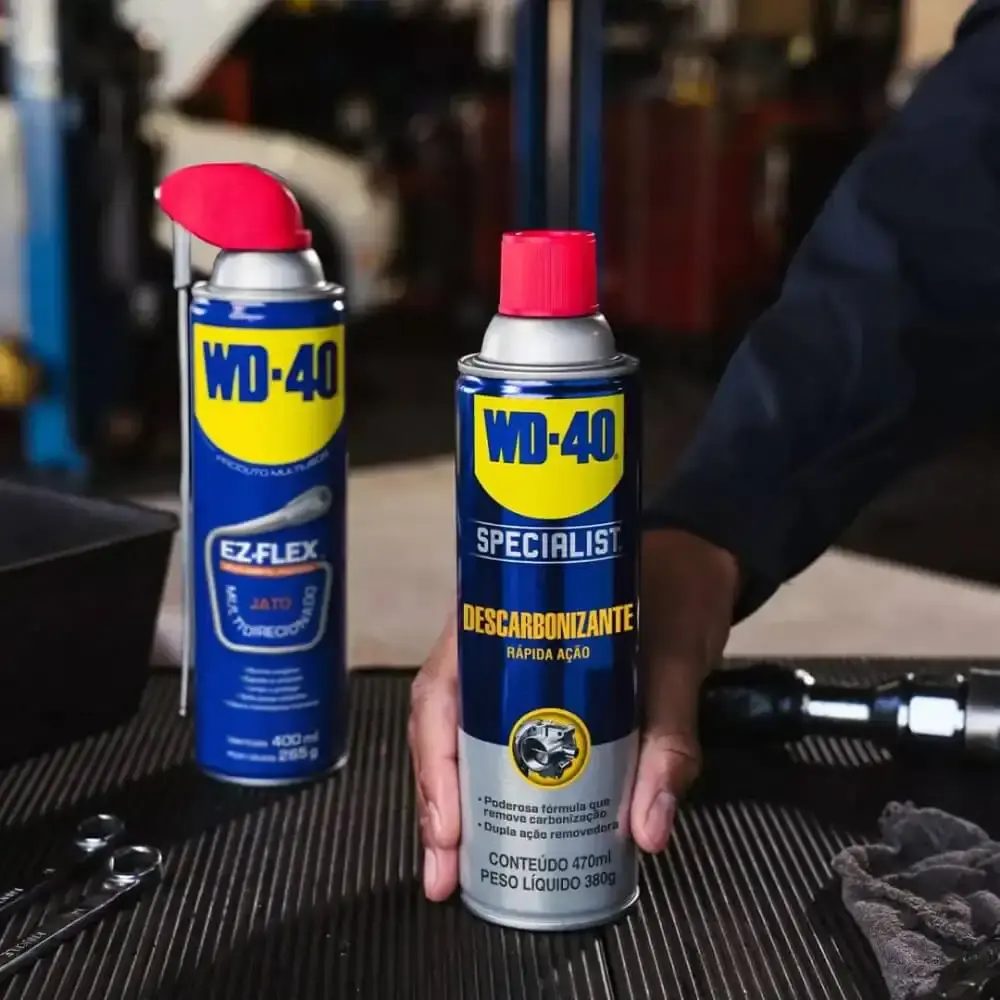 Descarbonizante aerossol de peças e motores 470 ML specialist Wd-40 — fotografia 3