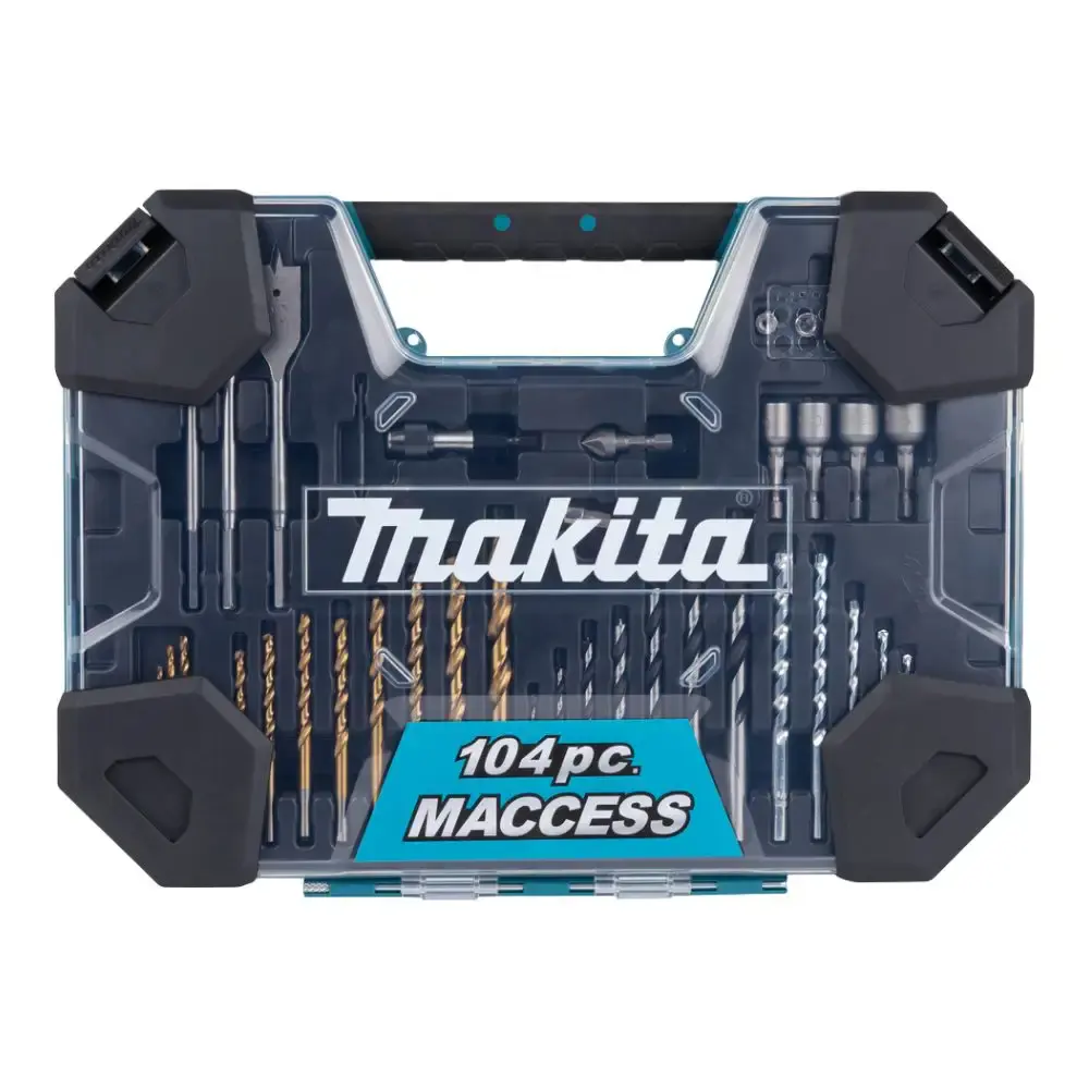 Kit de acessórios maccess 104 peças E-22604 Makita — fotografia de referência