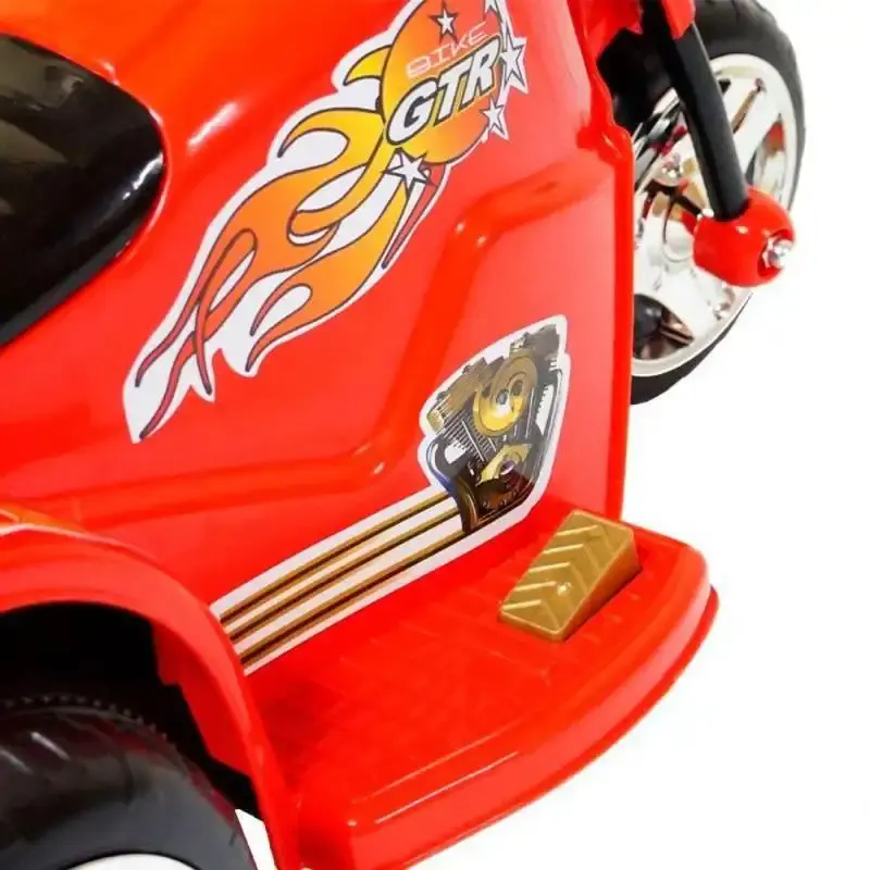 Moto elétrica infantil recarregável 6.0V vermelha BW006-VM ImportWay — fotografia 5