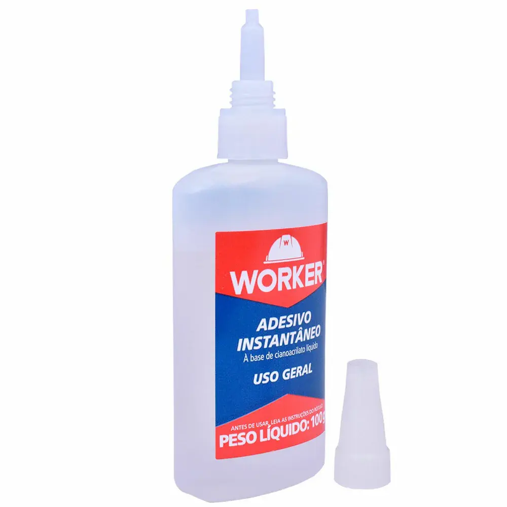 Adesivo instantâneo ultrarrápido 100G Worker — fotografia 4