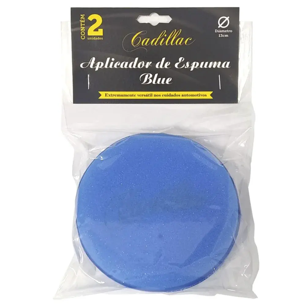 Aplicador de espuma azul pack com 02 unidades Cadillac