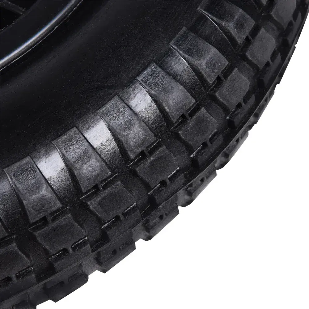Roda para carrinho de mão Worker 3.25X8 poliuretano maciço com bucha abs — fotografia 8