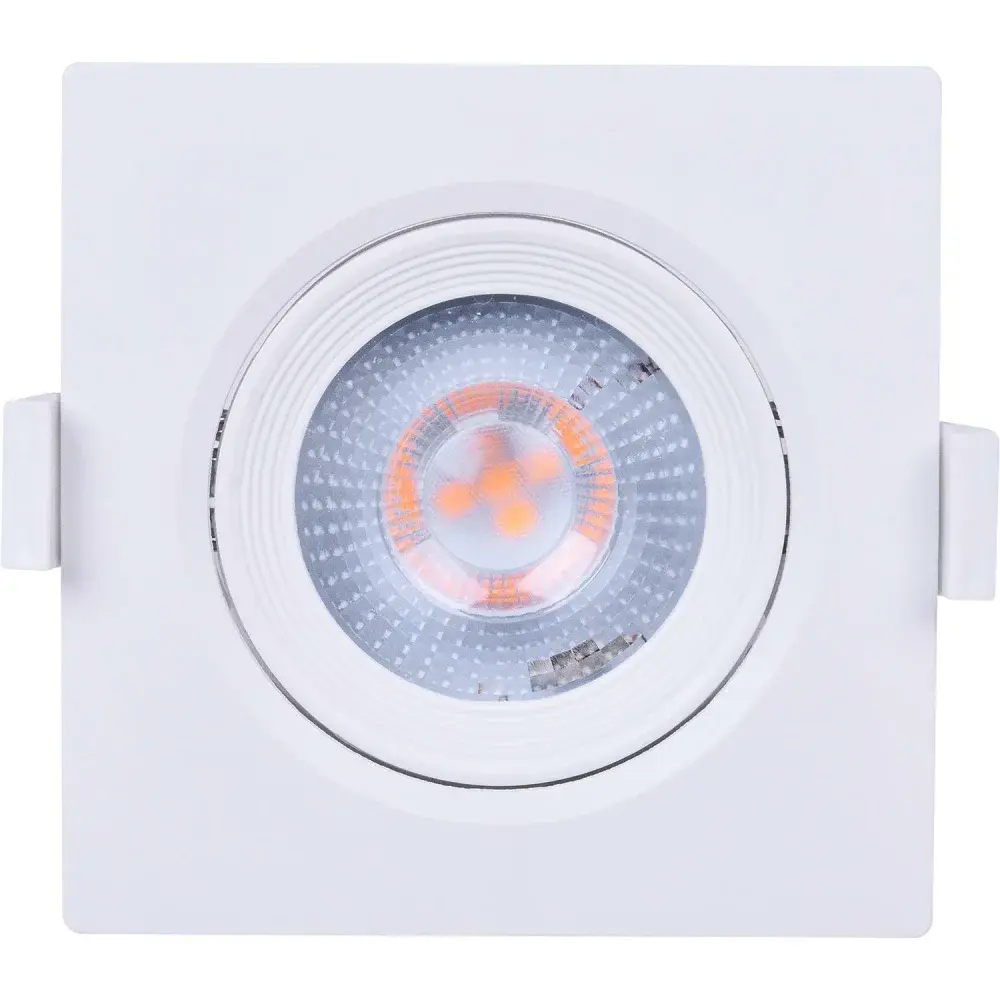 Spot led MR16 embutir quadrada 5W branca Liege — fotografia de referência