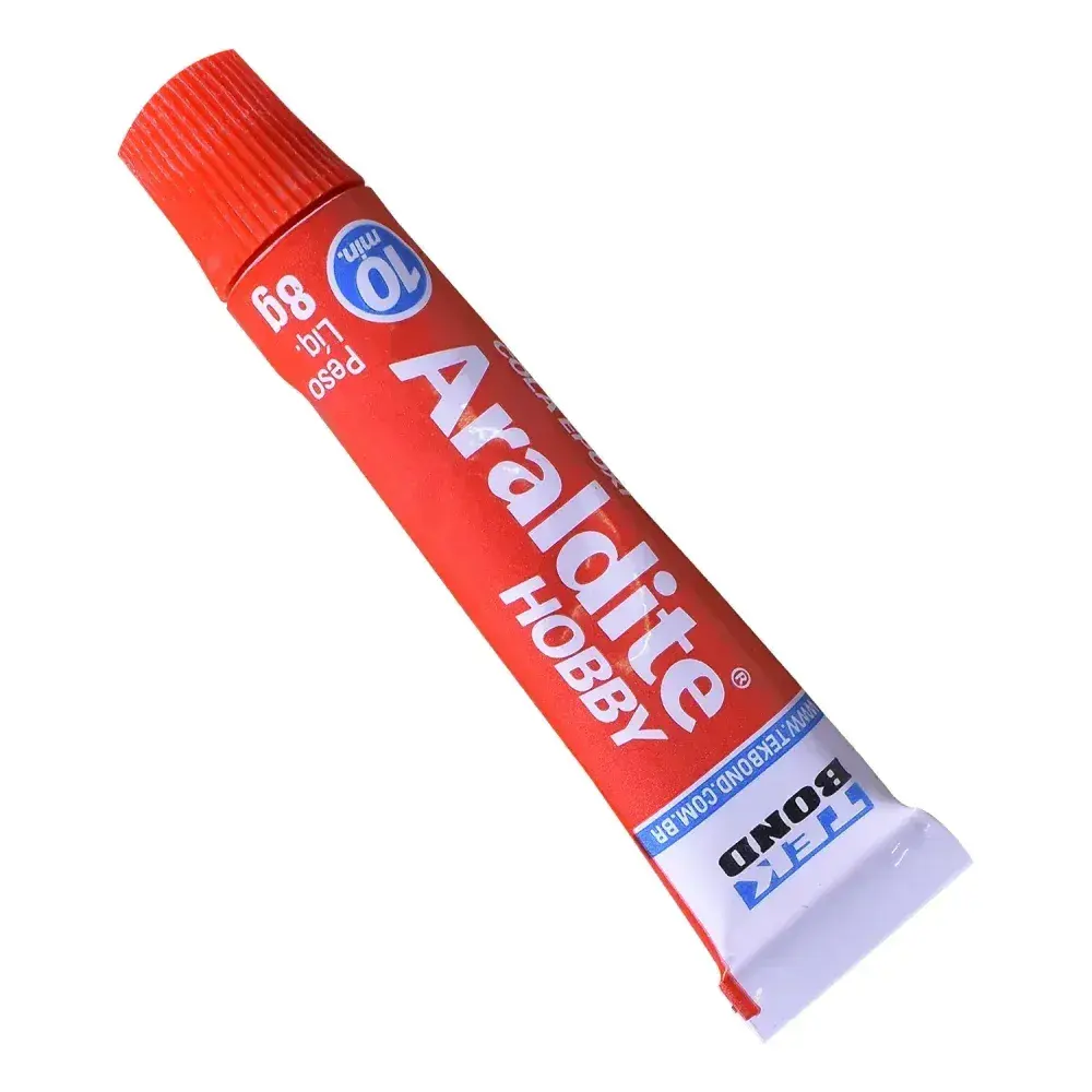 Adesivo epóxi hobby 200KGF 16G Araldite — fotografia 9