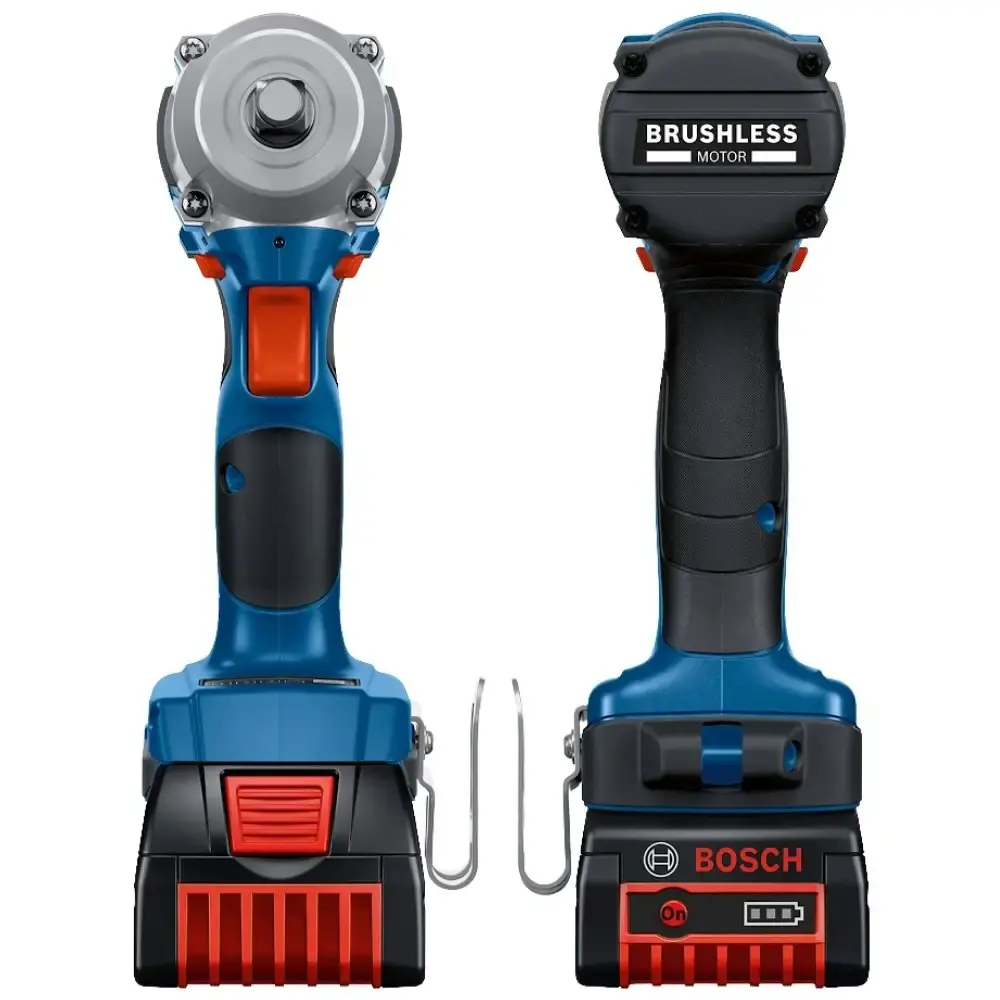 Chave de impacto 18V 1/2POL 350NM GDS 18V-350 brushless com 2 baterias e maleta Bosch — fotografia 7