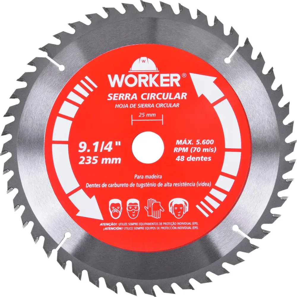 Disco de serra widea 9.1/4 Worker — fotografia de referência