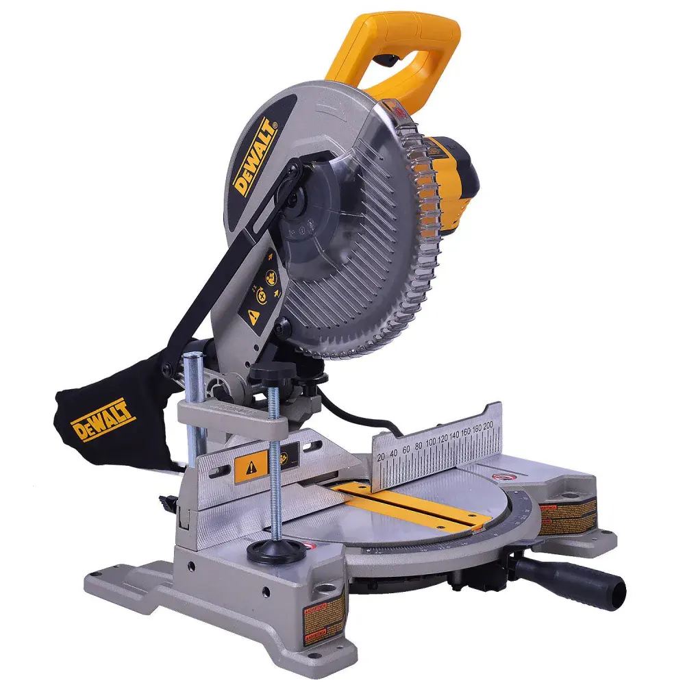 Serra de meia esquadria com coletor de pó 10 1650W 127V Dewalt