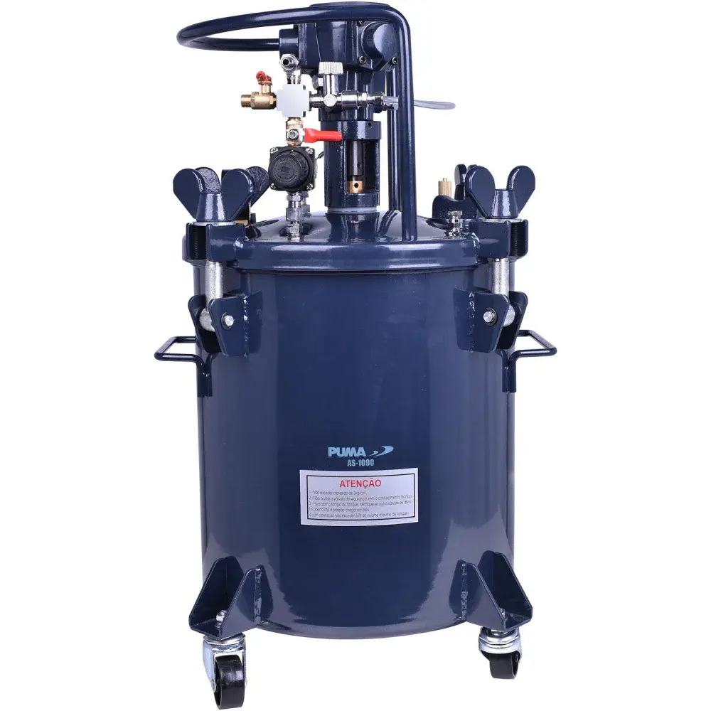 Tanque de pintura com agitador pneumático 20L -1090 Puma
