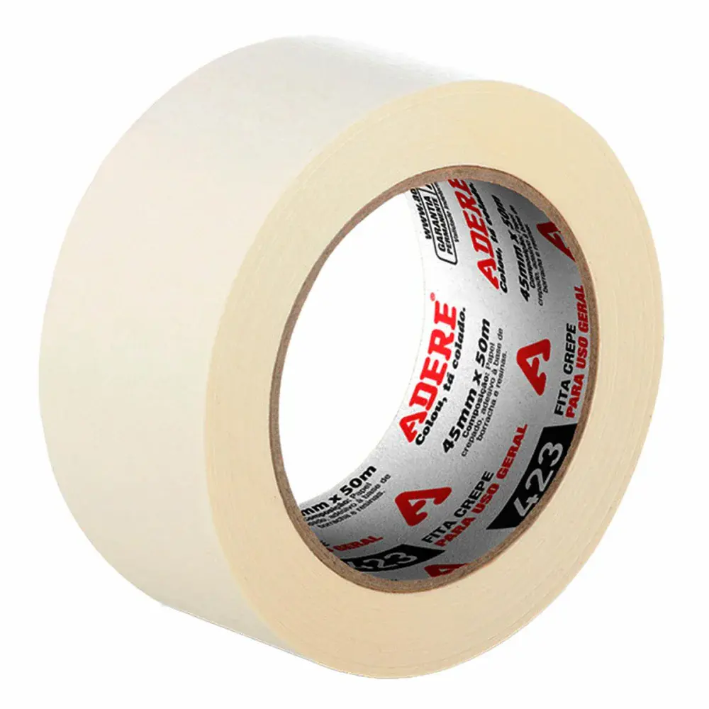 Fita crepe 423 uso geral 45MMX50M Adere