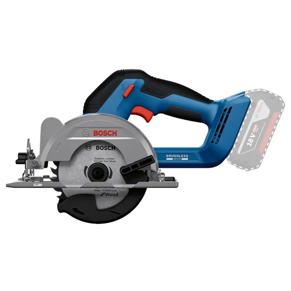 Serra circular 5.1/2 POL 18V brushless GKS 18V-51 sem bateria e carregador Bosch — fotografia 3