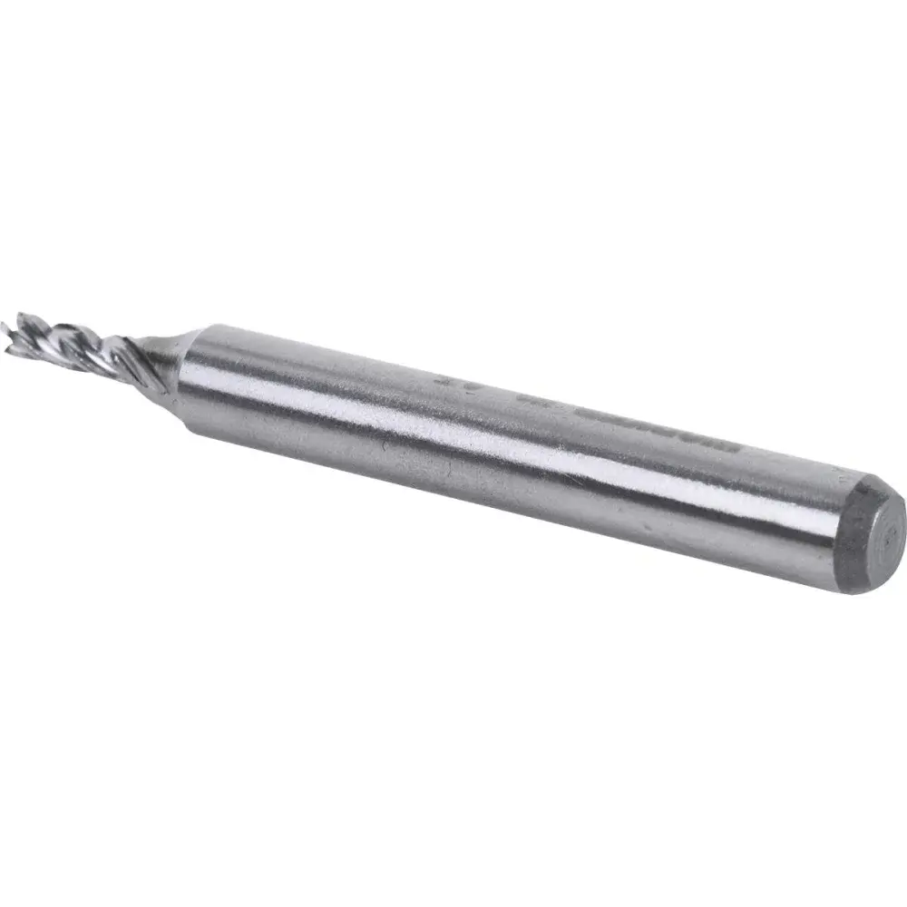 Fresa de topo reto aço rápido 2,5MM haste 6MM Worker — fotografia 5