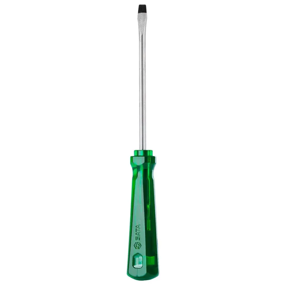 Chave de fenda com cabo translucido verde 3/16X1.1/2” Sata — fotografia 2