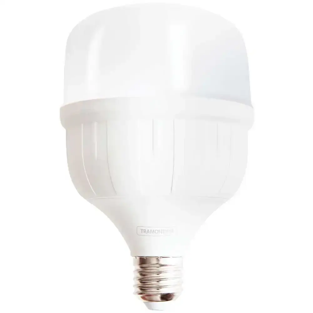 Lâmpada LED 50W alta potência 6500K branca Tramontina — fotografia de referência