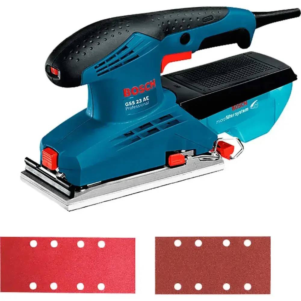 Lixadeira orbital com coletor de pó 1/3 160W 220V gss 23AE Bosch — fotografia 6