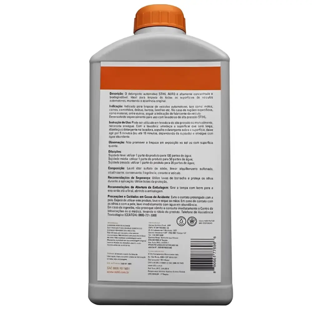 Detergente automotivo 1 litro concentrado 70308710001 Stihl — fotografia 5
