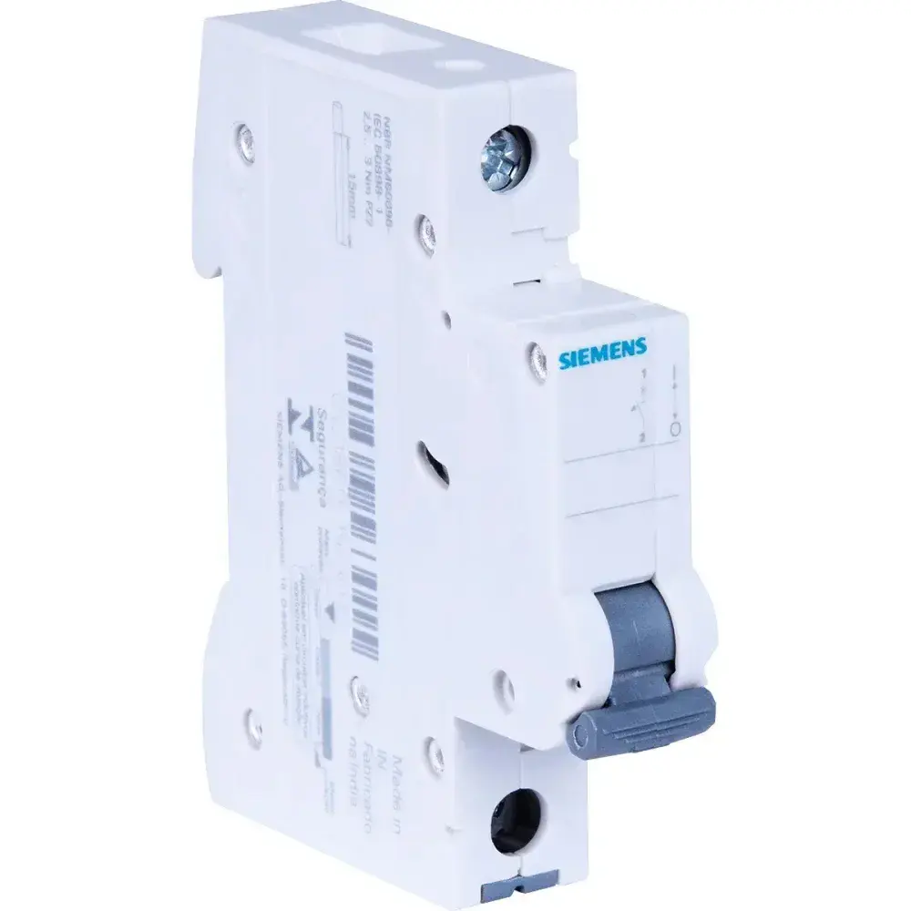 Disjuntor unipolar din curva c 10A Siemens — fotografia 5