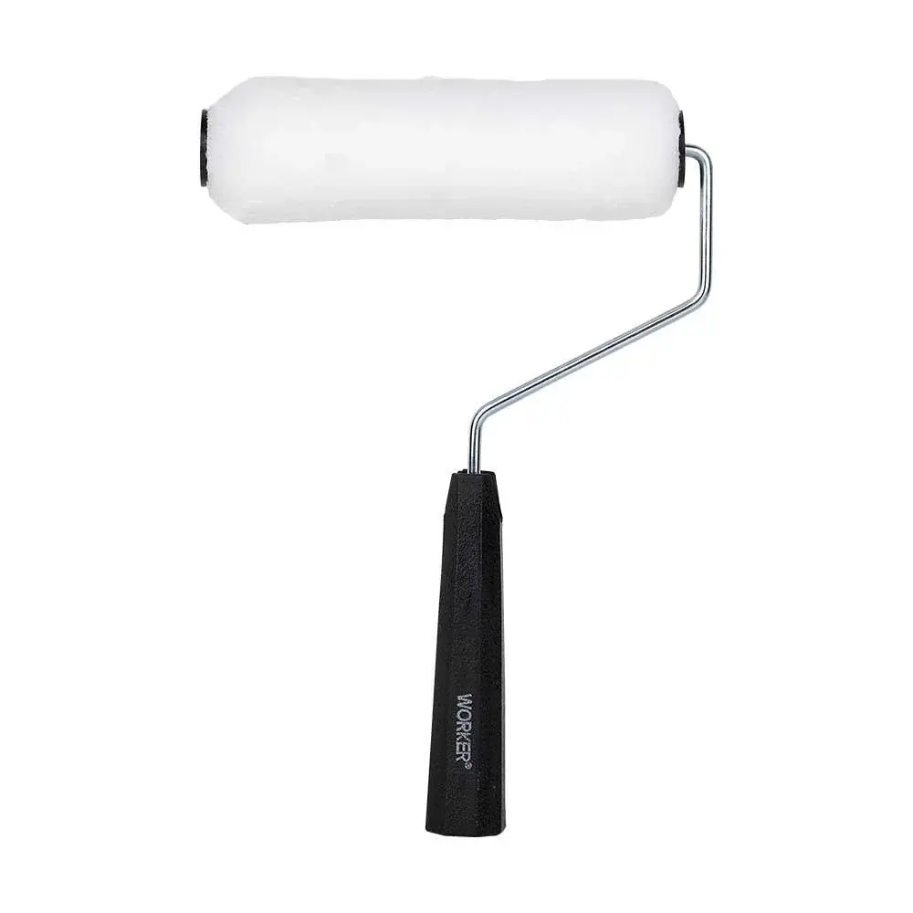 Rolo para pintura lã de carneiro 15CM com suporte Worker — fotografia 3