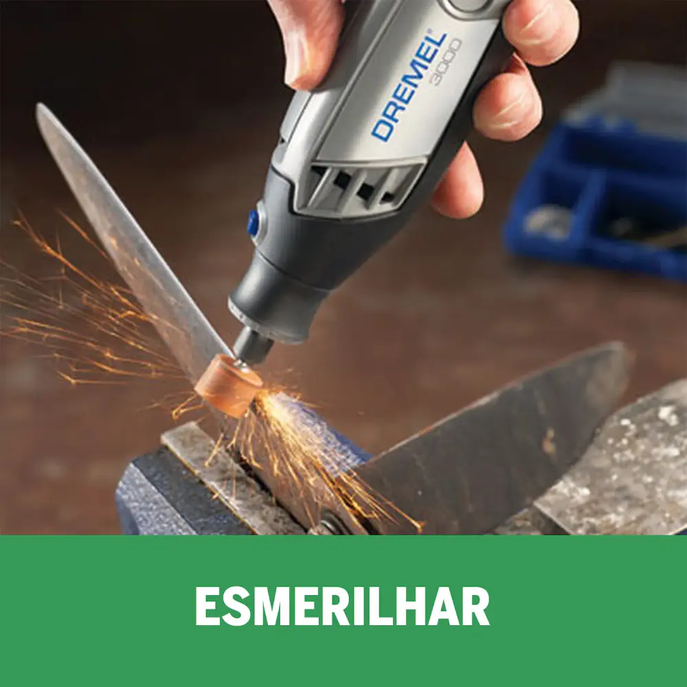 Micro retífica 3000 com 10 acessórios Dremel 110 V — fotografia 7