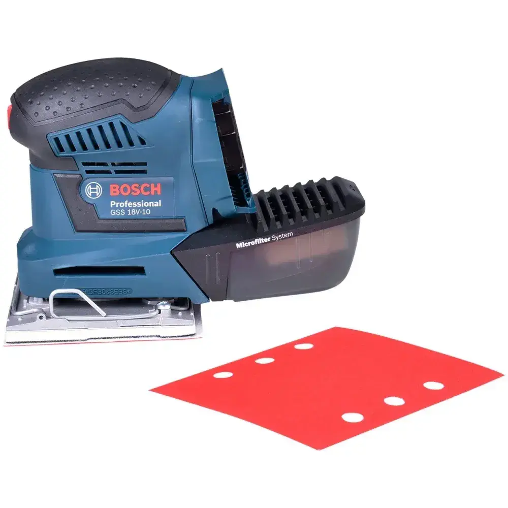 Lixadeira orbital a bateria gss 18V-10 professional Bosch — fotografia 7