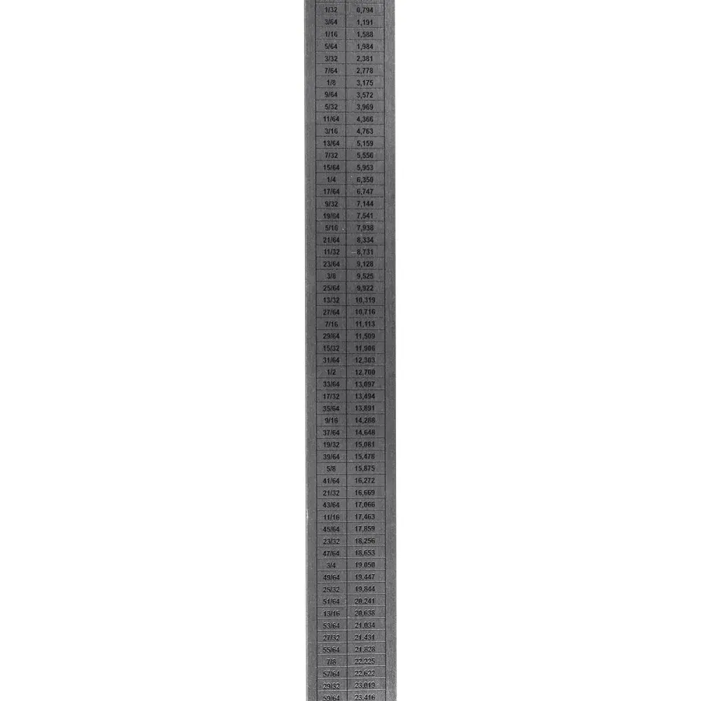 Escala métrica aço inox 1500MM Bumafer — fotografia 3