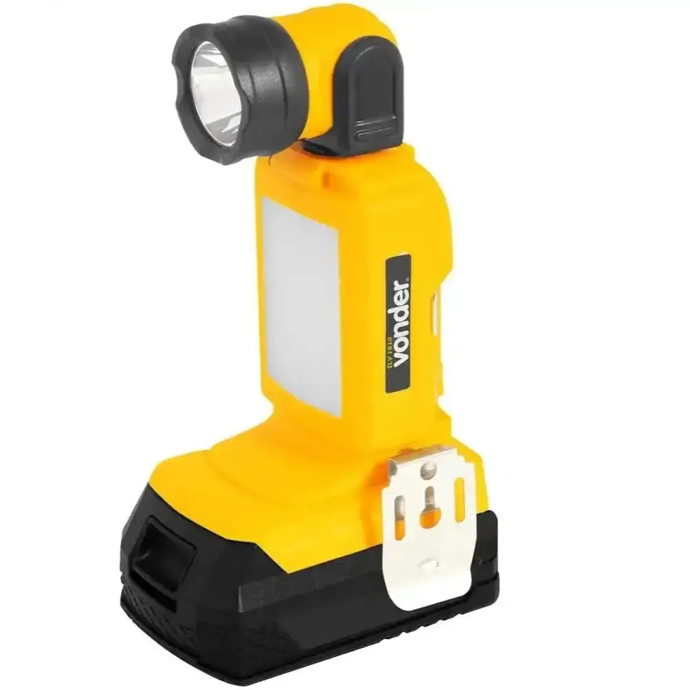 Lanterna LED 18V ILV-1810 com bateria 2AH e carregador bivolt Vonder — fotografia 2