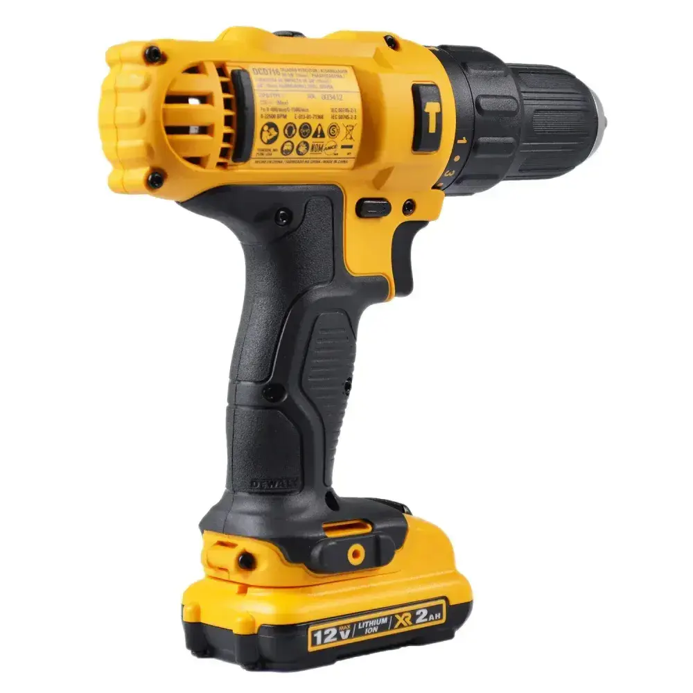 Parafusadeira furadeira impacto bateria 3/8” 12V bivolt Dewalt — fotografia 8