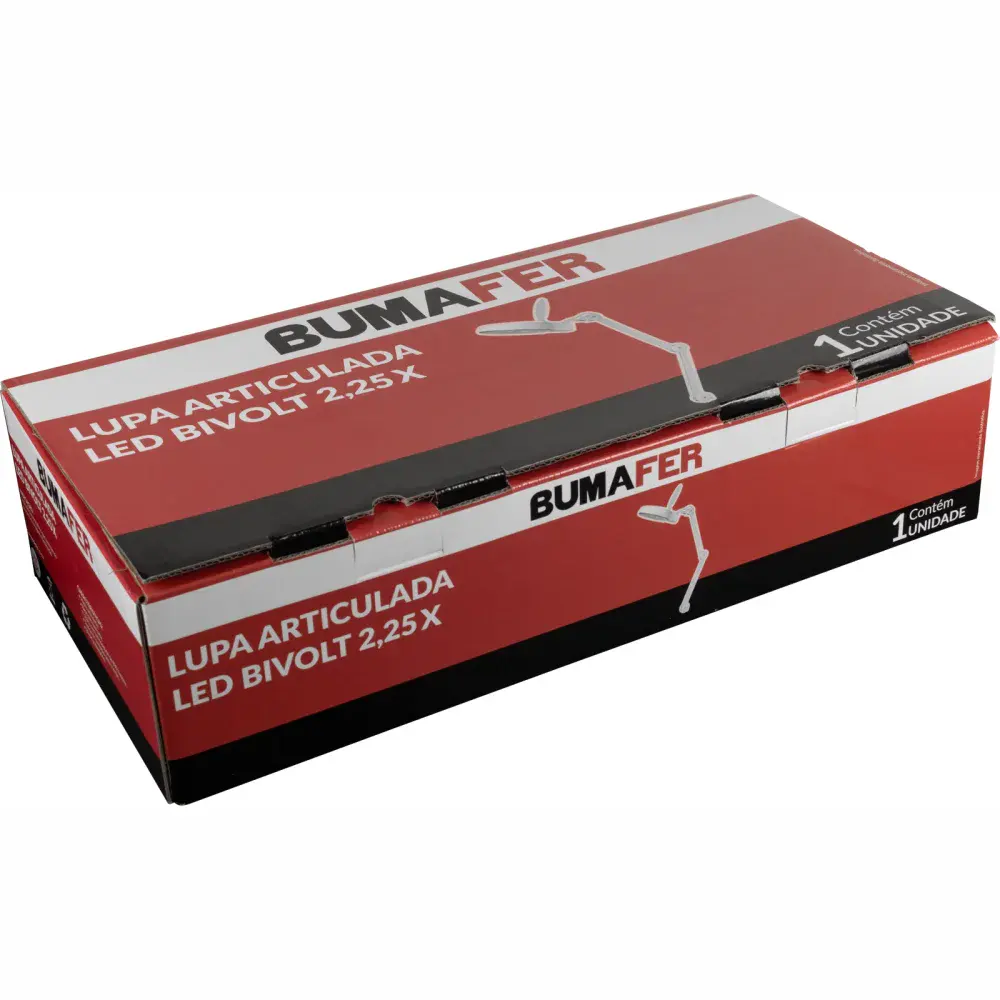Lupa articulada com led bivolt 2,25X Bumafer — fotografia 5