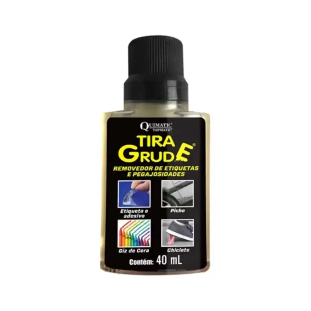 Removedor Tira Grude de Etiquetas e Colas 40 ml Quimatic FA1 TAPMATIC
