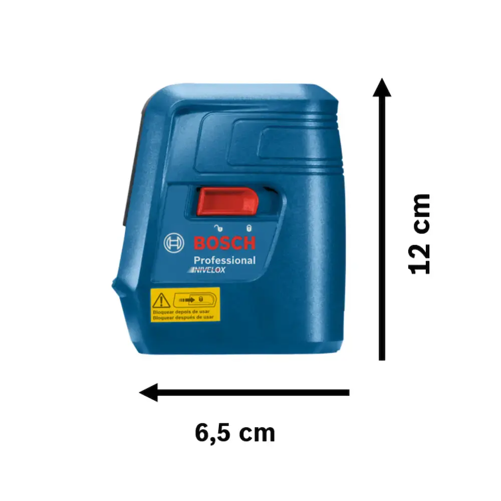 Nível à laser 3 linhas 15 metros nivelox GLL 3X Bosch — fotografia 5