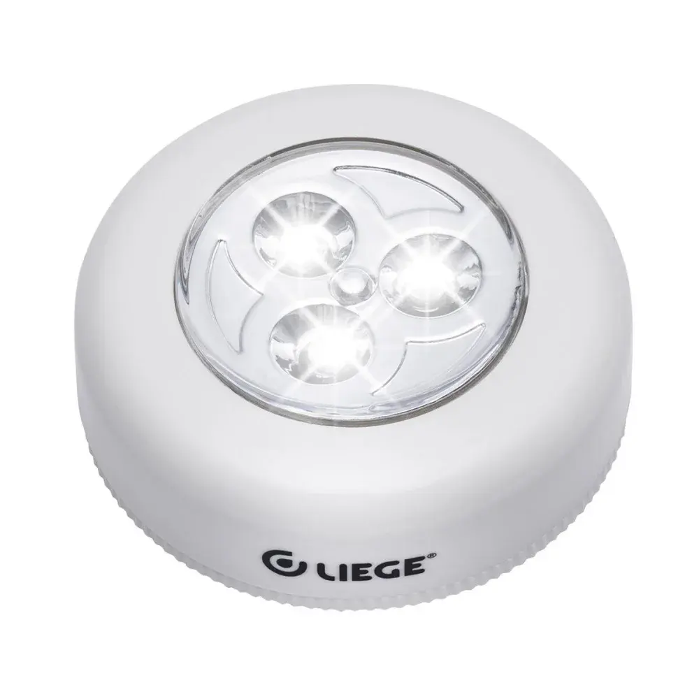Luminária de toque Liege 3LEDS br 3PILHAS aaa — fotografia de referência