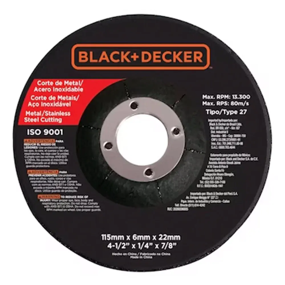 Esmerilhadeira angular 4.1/2 820W G720 blackdecker Black & Decker — fotografia 4