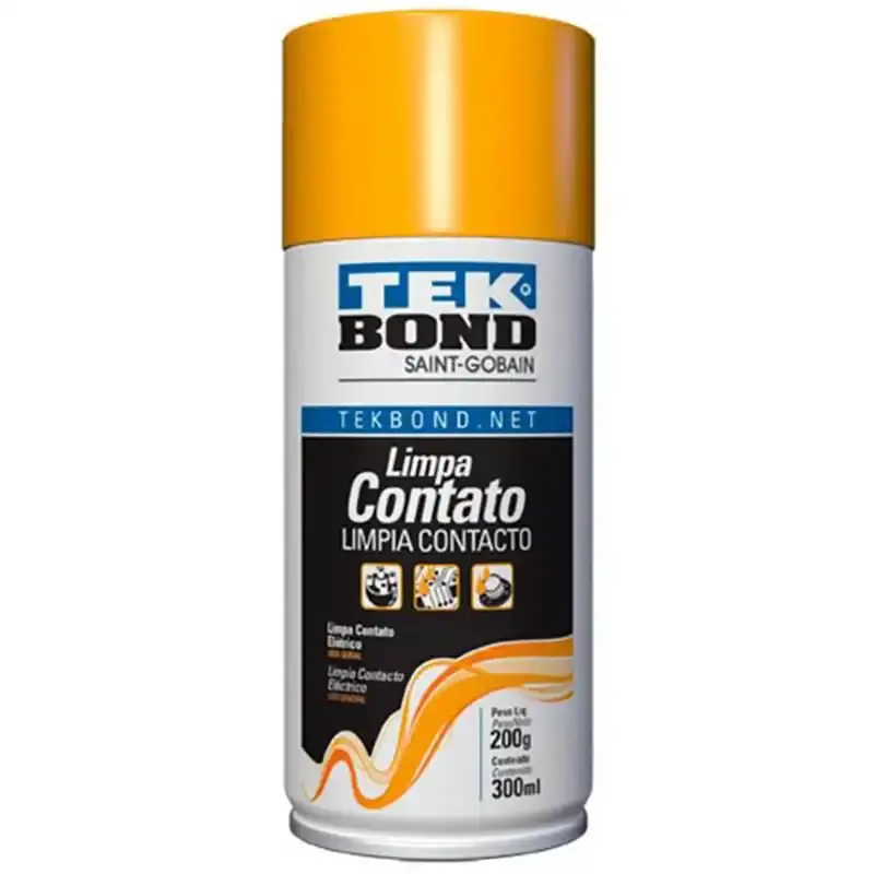 Limpa contato elétrico spray 300 ML Tekbond — fotografia de referência