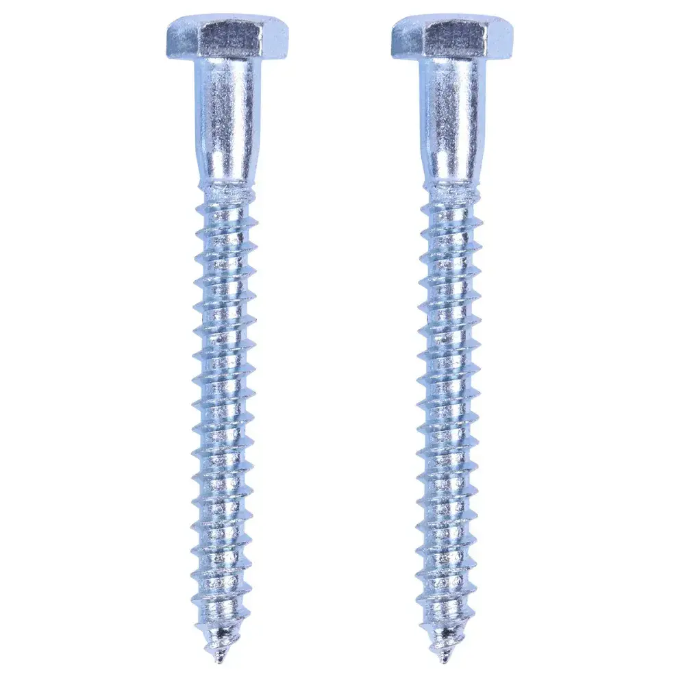 Parafuso sextavado rosca zincado 5/16”X70MM 2 peças Worker — fotografia 4