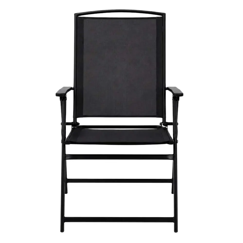 Conjunto com mesa 4 cadeiras e guarda sol 180CM riviera para jardim casa LYS — fotografia 7