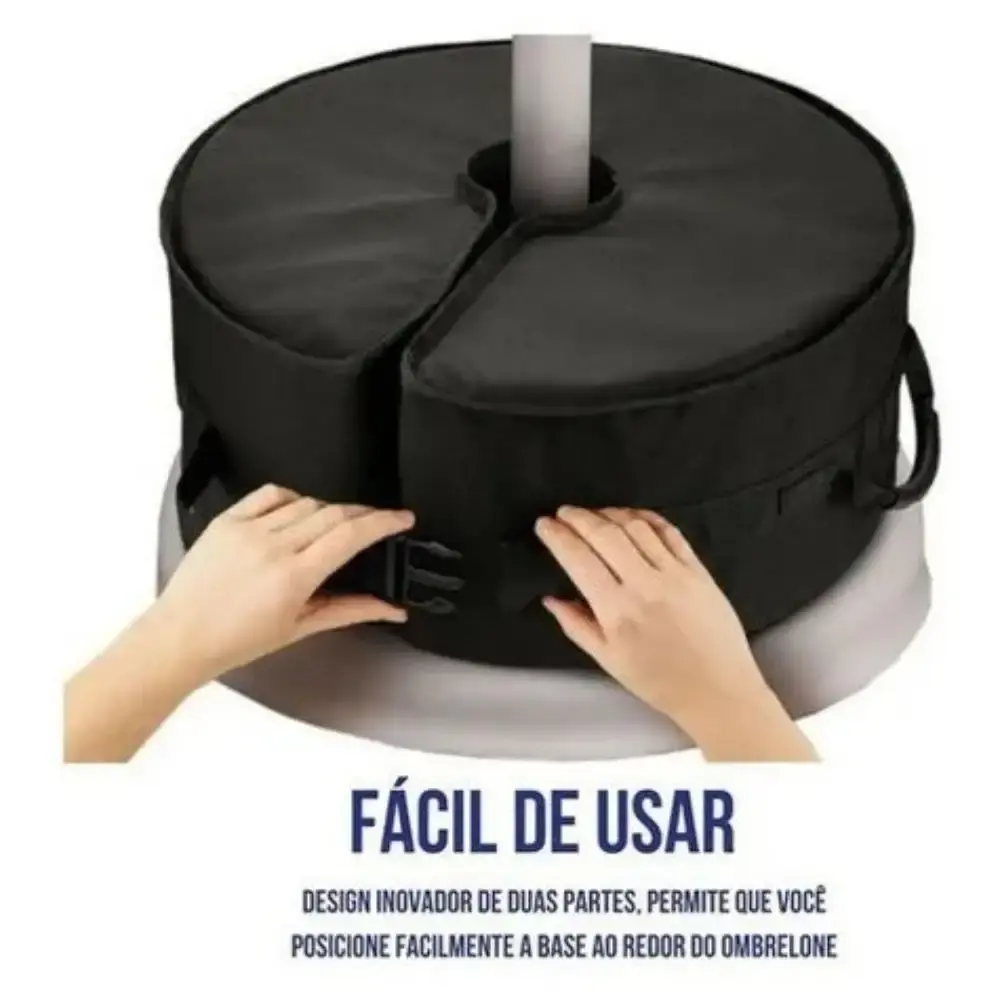 Base tipo bolsa areia para ombrellone 30 KG IWCJ008 ImportWay — fotografia 3