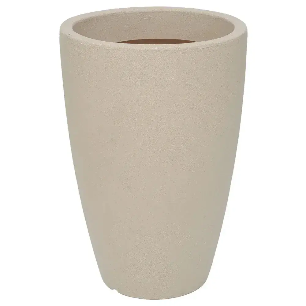 Vaso malta em cone granito areia 30X40CM 19L Vasart — fotografia 2